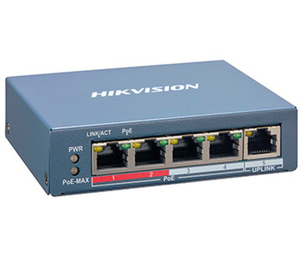 DS-3E1105P-EI 4-портовий керований POE комутатор Hikvision DS-3E1105P-EI 4-портовий керований POE комутатор Hikvision