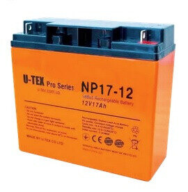 Акумулятор U-tex PRO 12В / 17 Ah
