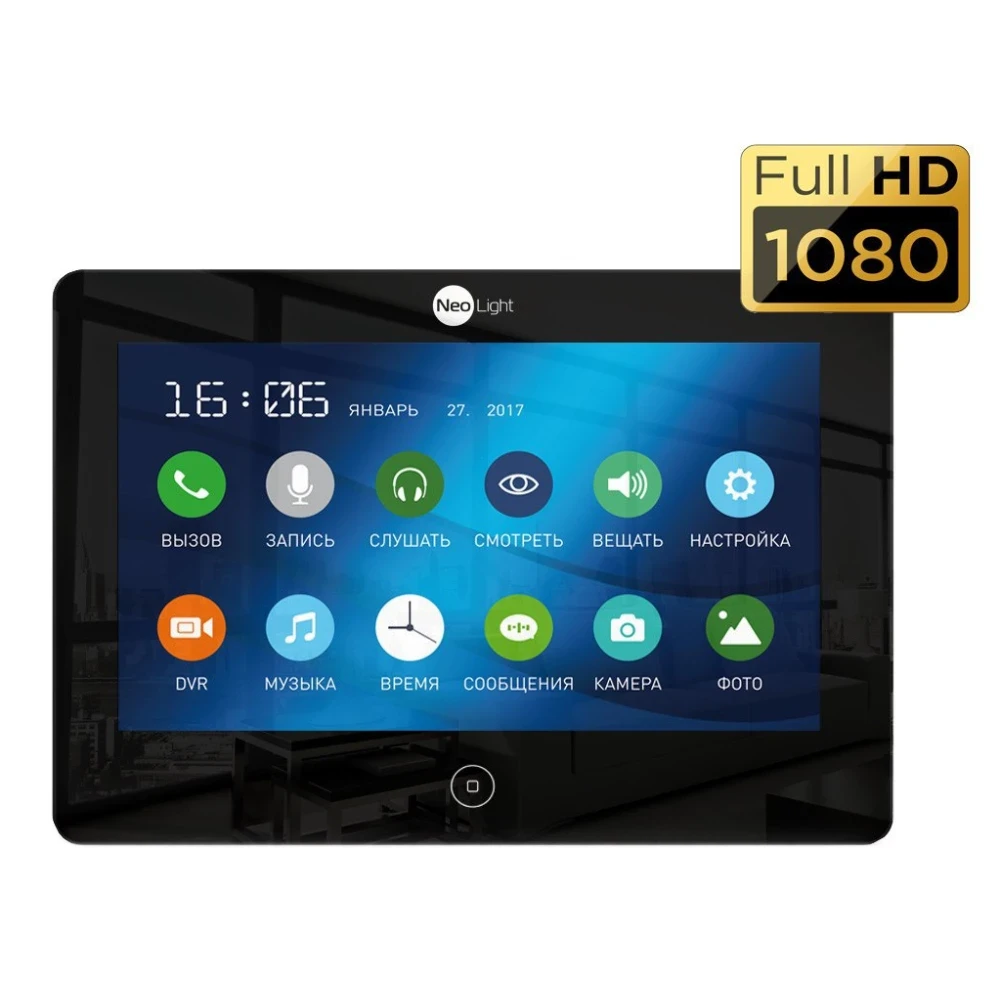 ALPHA HD Black Видеодомофон NeoLight ALPHA HD Black Видеодомофон NeoLight