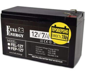 Full Energy FEP-127 Аккумулятор 12В 7 А*ч Full Energy FEP-127 Аккумулятор 12В 7 А*ч